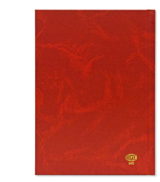 FIS Diary 2024 English (Saturday & Sunday Combined) A5, Red - FSDI90E24RE