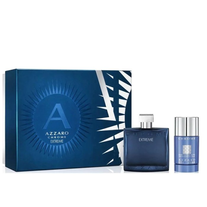 AZZARO CHROME EXTREME (M) SET EDP 100ML + DEO STICK 75ML