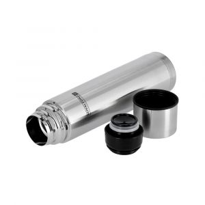 Royalford 750Ml Construction 304 Vacuum Flask - Stainless Steel - Silver