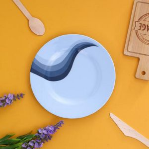 Royalford 8" Melamineware Super Rays Serving Bowl - Melamine - Blue