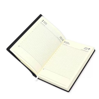 FIS A5 Diary 2024 (Arabic/English) Black - FSDI17AE24BK