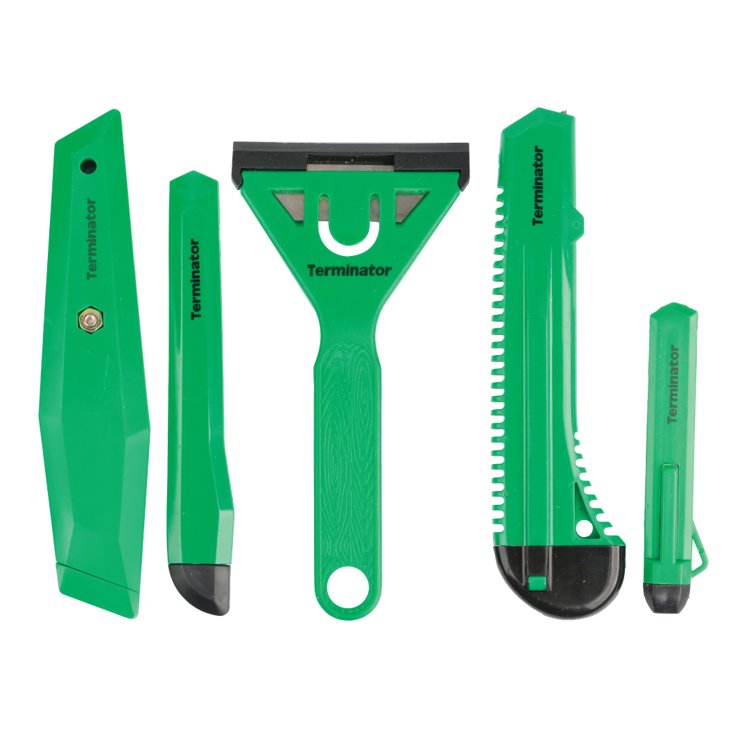 Utility Cutter 5 Pcs Set With Scraper