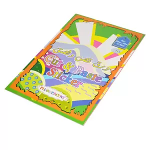 10-Sheets FIS Fluorescent Cut & Paste Sticker 22X32cm - FSGPFLSTPC