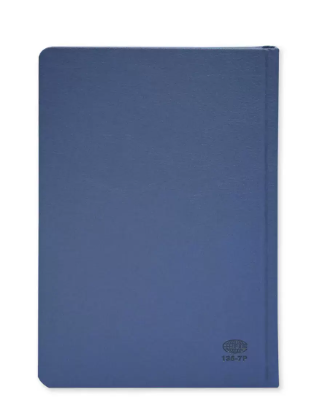 FIS 2024 International Diary A5 7-Languages Italian PU 1-Side Padded Blue - FSDI136-7P24BL