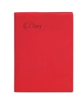 Fis 2024 Pocket Diary English With Pvc Soft Cover Red -FSDI09E24RE