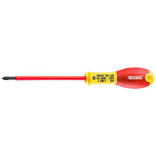 EXPERT E165416 PHILLIPS 1000V INSULATED SCREWDRIVERS PH2X125