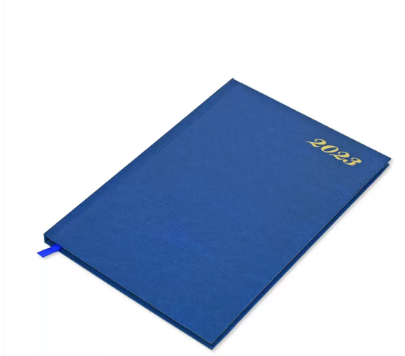 FIS A5 Diary 2023 English (1-Week at a glance) Blue - FSDI78EN23BL