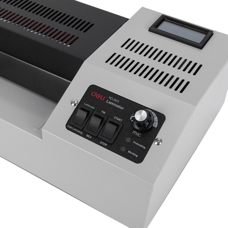 Deli A3 Size Laminator Black and White E3895-EU