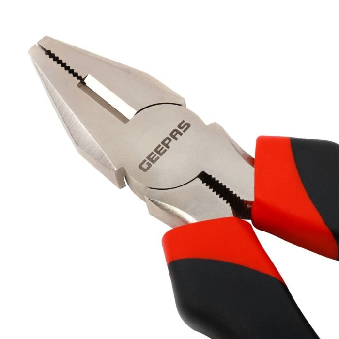 Geepas GT59026 4 Pieces Plier And Wrench Set 6", Strong, Sturdy And Durable, Made With High-Quality Carbon Steel, Multi-Purpose Plier Set With Superior Grip