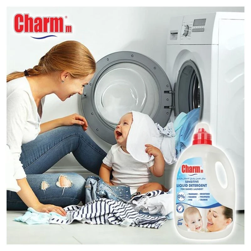 Charmm Sensitive Laundry Liquid For Babies Laundry 3 Lt