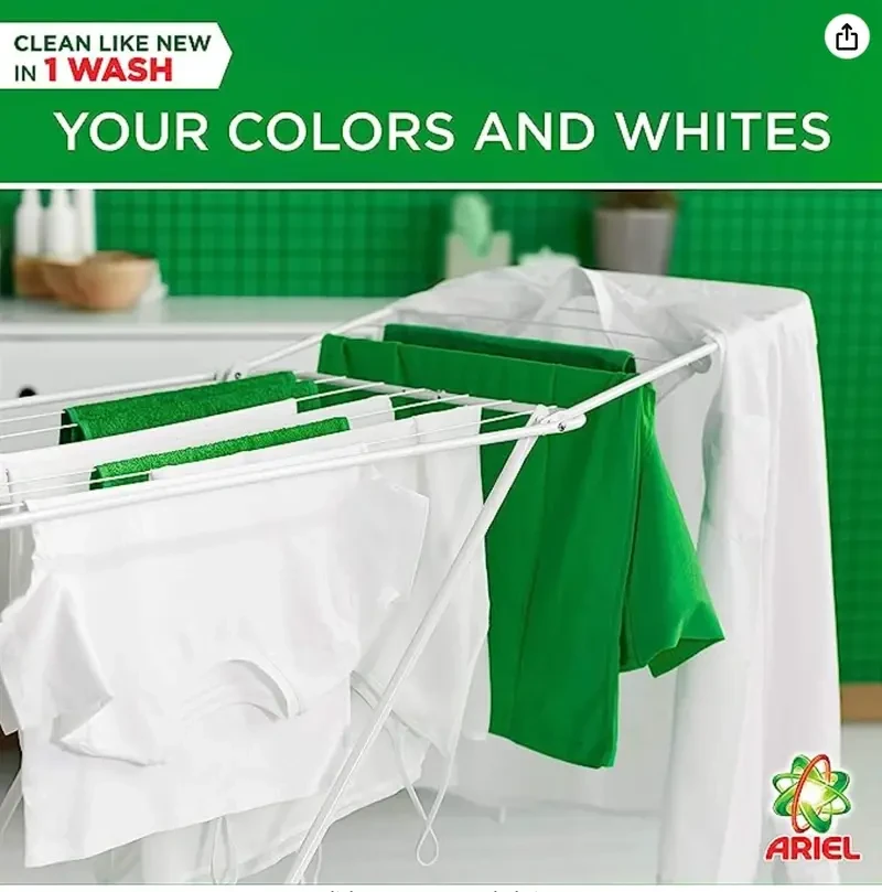 Ariel Automatic Power Gel Laundry Detergent Fragrant Rose 1.8L