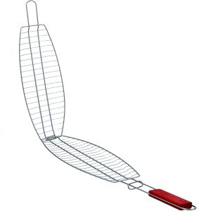 Royalford Fish Barbeque Grill - Iron - Silver