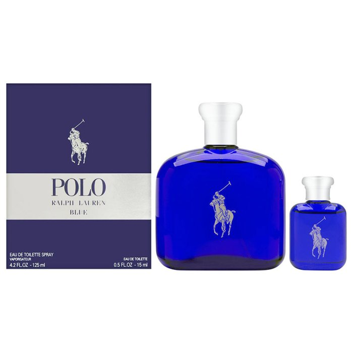 RALPH LAUREN POLO BLUE (M) SET EDT 125ML + EDT 15ML