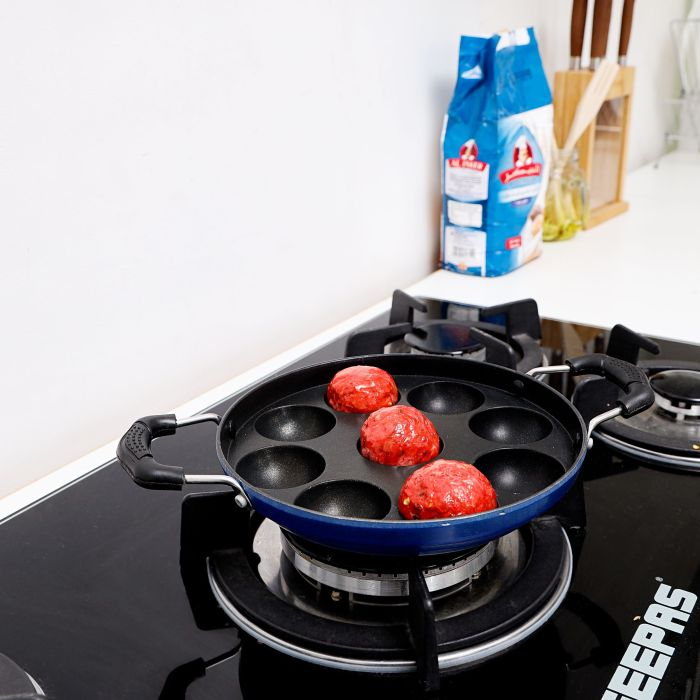 3 Layer Granite Coated Interior 9-Pits Non-Stick Panniyarakal RF8379 Royalford