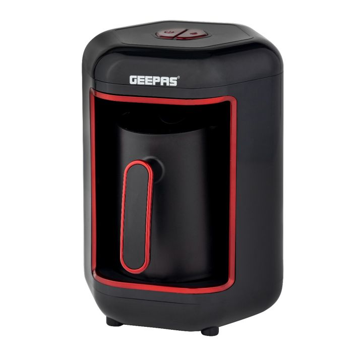 Turkish Coffee Maker, 4 Cups Capacity, GCM41515 | Plastic Materials With Stainless Steel Heat Plate | Overflow Prevention System | Sound Alarm System | Auto-Shut Off