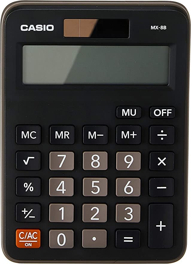 Casio MX-8B Value Series Desk Top/Compact Desk Type Calculator