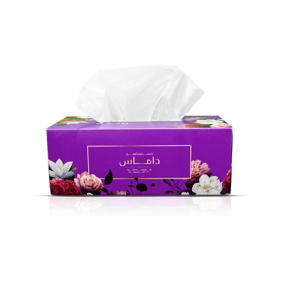 Damas | High-Quality Hygienic Facial Tissue Paper (Pack of 5)