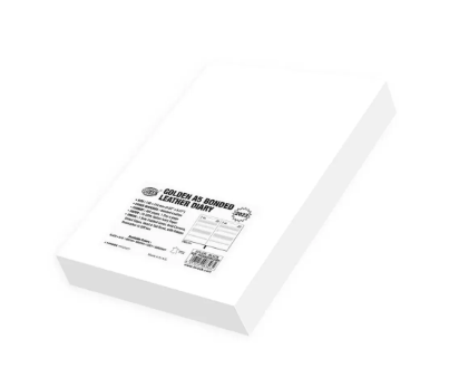 FIS 2023 Golden Diary A4 Arabic/English Bonded Leather 1-Side Padded Brown - FSDI48AEGB23BR