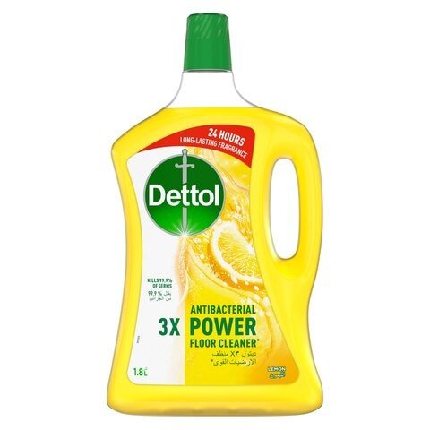 Dettol 3x Power Antibacterial Floor Cleaner Lemon 1.8L