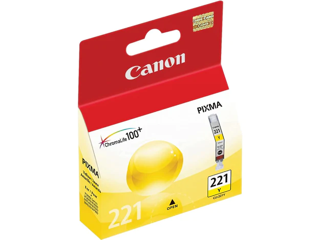 Canon CLI-221 Yellow Original Cartridge (CLI-221Y)