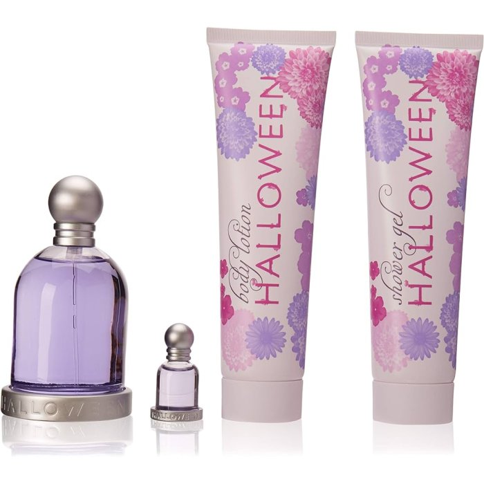 JESUS DEL POZO HALLOWEEN (W) SET EDT 100ML + EDT 4.5ML + BL 100ML + SG 100ML