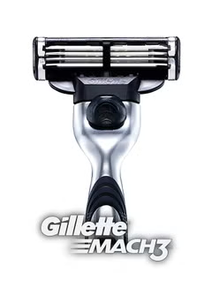 Mach3 Razor With Blade Silver/Black