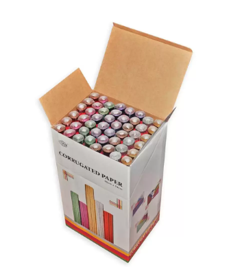 48-Piece FIS Corrugated Paper Roll 50X70cm - FSPA50X70COR