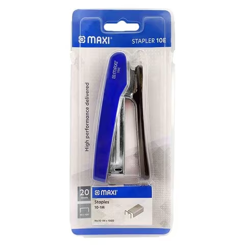 Maxi 10E Stapler With 10-1m Stapler Pins Multicolour 1000