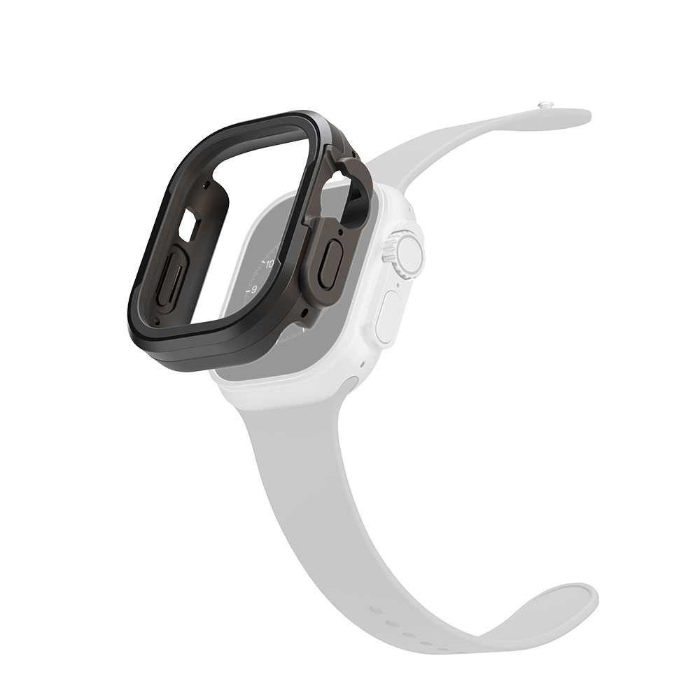 Levelo Rugged Armour Shield Case for Apple Watch 49mm - Black