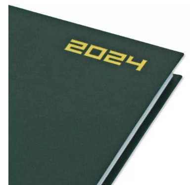 FIS Diary 2024 (English) Green, A4 - FSDI41E24GR