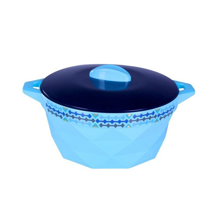 Royalford RF8543 3 Pcs Diamond Casserole | Hot Pot Set | |Serving Dishes With Lids | Hot Food Storage Containers & Warmers | Storage Saver For Everyday Use | 2700ml, 1500 Ml & 850ml