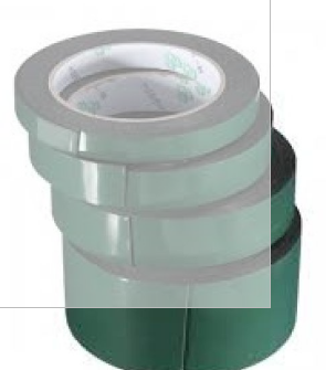 DELUXE DOUBLE SIDED TAPE GREEN 12MM X 6YRD X 1MM 148011