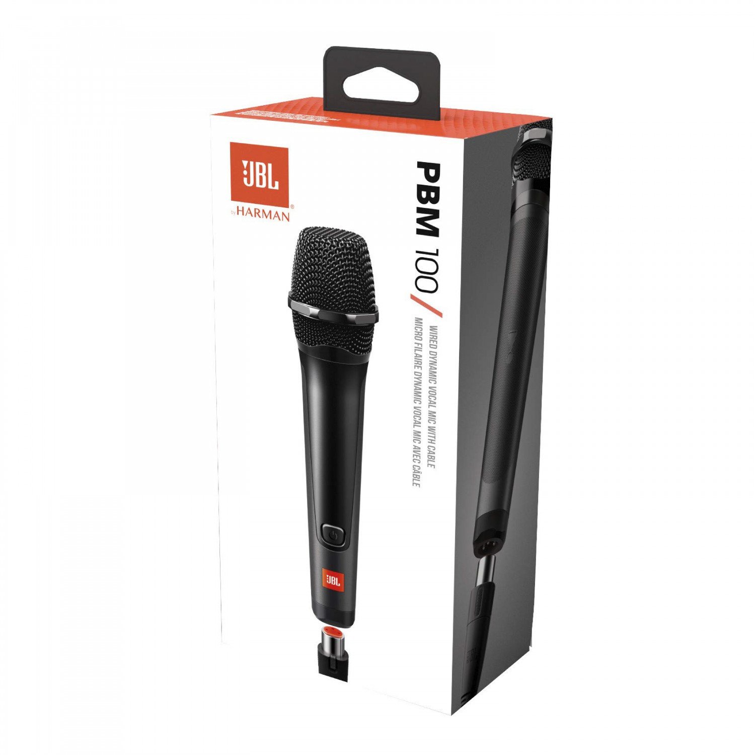 JBL PBM100 Wired Dynamic Vocal Mic with Cable - Black