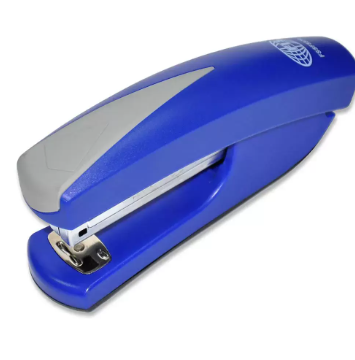 FIS Medium Stapler With Non-Slip Rubber Base Pad, (L)138 x (W)31 x (H)55 mm Size, Plastic Body, Blue Colour - FSSF5579