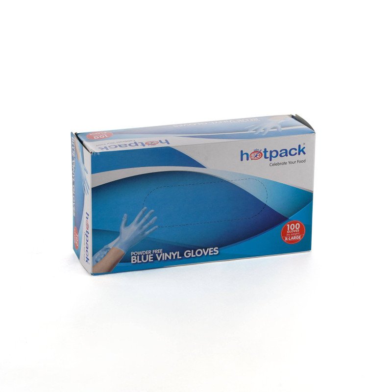 Blue Powder Free Vinyl Gloves