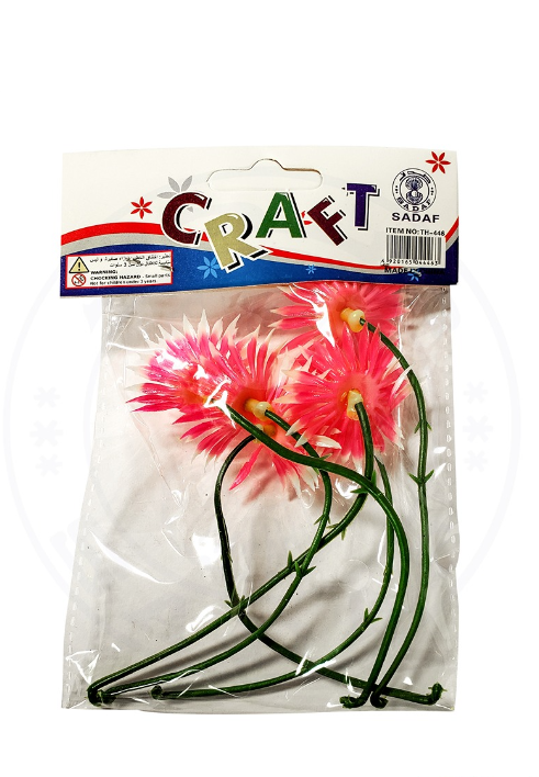 ARTIFICIAL FLOWER FOR ART & CRAFT 6PCS/PKT PD-40
