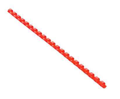 FIS Binding Rings (Plastic) - 8 mm, Box of 100 pieces (Red Color)