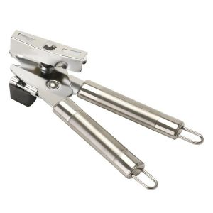 Royalford Can Opener With Tube Handle - Stainless Steel - Silver