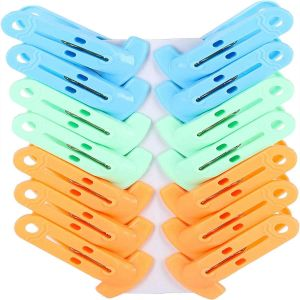 Royalford Purpose 14 Pieces Clip - Plastic - Multicolor