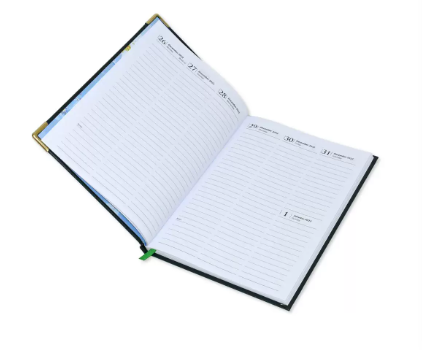 FIS A5 Diary 2023 English (1-Week at a glance) Maroon - FSDI78E23MR