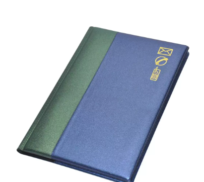 FIS Address Book English with PVC Cover, A5 (148 x 210 mm) Size, 50 Sheets - FSADA5EPVC
