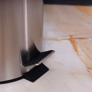 Royalford Pedal Bin - Stainless Steel - Silver - RF5127