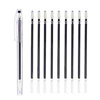 Leg DELI Delight EG118-BK, transparent hull, black ink, 0.5 mm