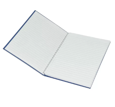 5-Piece Light Spiral Hard Cover Notebook, Single Ruled, (100 Sheets), A5 Size - LINBSA51609