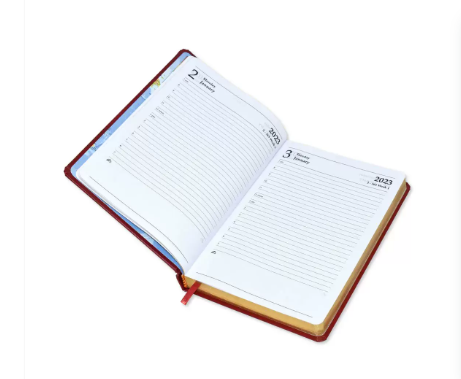 FIS Golden Diary 2023 (English) Red, A5 - FSDI23EG23RE