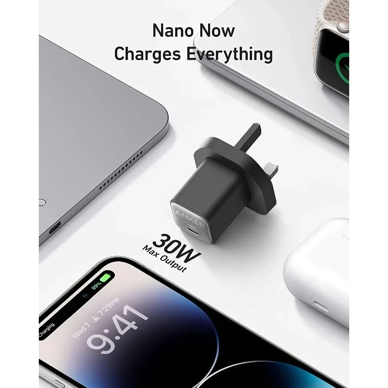 Anker 511 Charger Nano 3, 30W Black