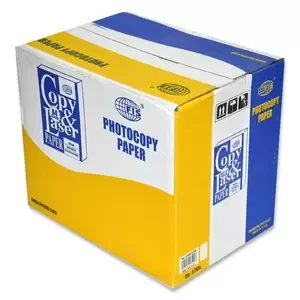 FIS 500 Sheets Copy & Laser Photocopy Paper Ream, A4 Size, 80 GSM, White Colour - FSPWA4JFNE