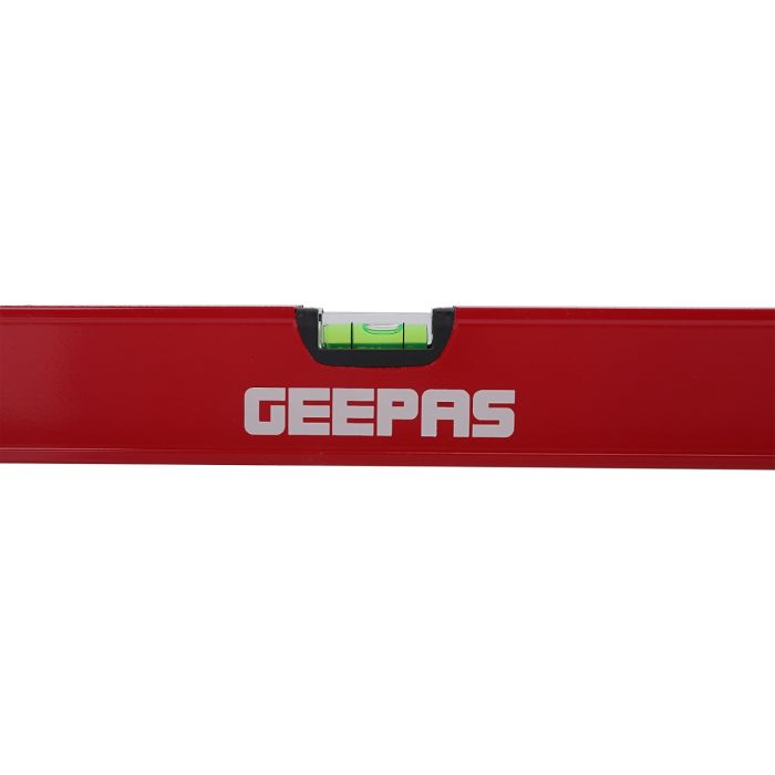 Geepas 40’’ Spirit Level - Small, Unbreakable Heavy-Duty Magnetic Torpedo Level With 3 Level Bubbles - Shock Resistant - Pocket Size, Hanging Hole - Scaffold Level For Builders & Construction Site