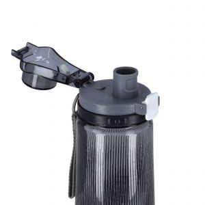 Royalford 850Ml Water Bottle - Plastic - Black