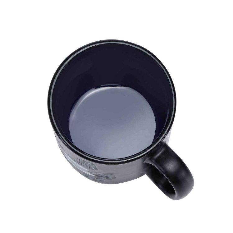Royalford Reusable Stoneware Coffee Mug - Stoneware - Black - 265 Ml